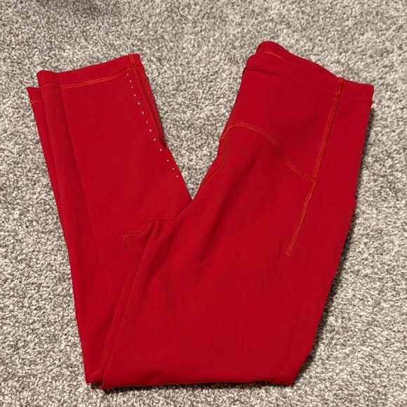 Lululemon Swift Speed High-Rise Crop 21" in Dark Red - Picture 1 of 5